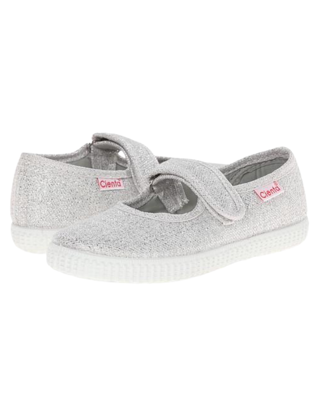 Cienta Mary Jane - Silver Sparkle