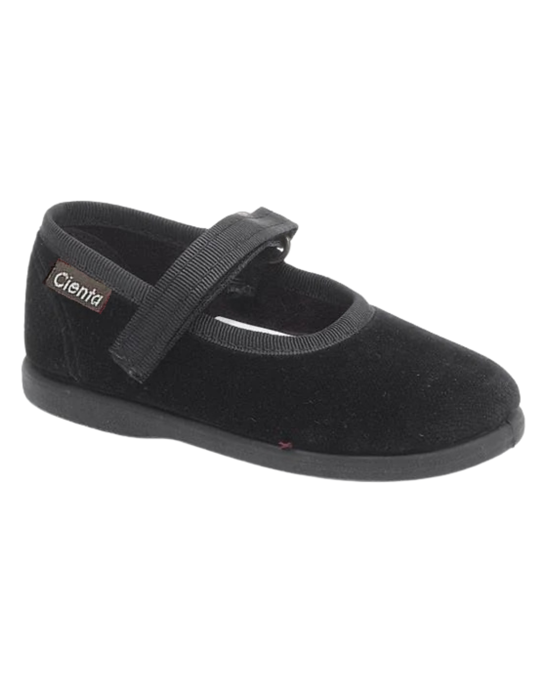 Cienta Mary Jane - Black Velvet